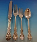 King Edward by Gorham Sterling Silver Flatware Service For 6 Set 24 Pcs
