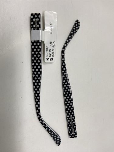 CHRISTIAN LACROIX CL1015 009 135mm WHITE BLACK TEMPLE ARM PARTS :X98