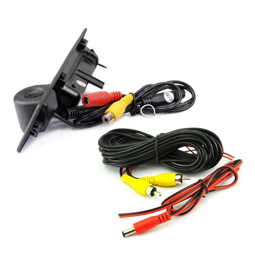 Vlicevrn CCD Car Rear View Camera Trunk Handle with Fish Eye Lens Night Vision Backup Parking Camera Waterproof IP68 Vehicle Camera for Mercedes Benz C Class W205 C180 C200 C280 C300