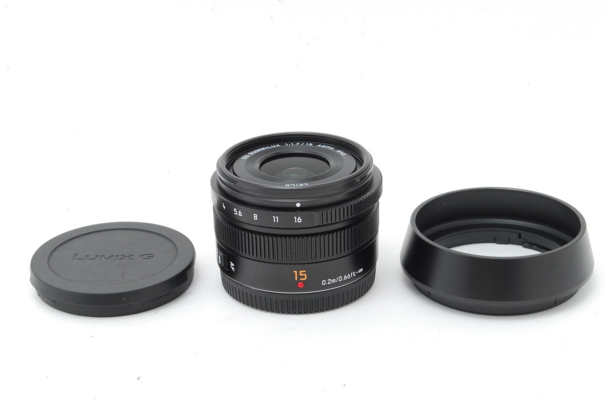Panasonic LUMIX G Leica DG SUMMILUX 15mm F/1.7 ASPH H-X015 BLACK