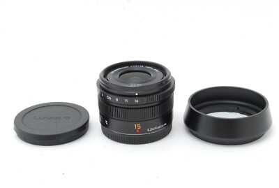 Panasonic LUMIX G Leica DG SUMMILUX 15mm F/1.7 ASPH H-X015 BLACK