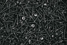 (700) Plain Black Phillips Mod Truss Head 8 x 1-1/4 Self-Drilling #8 Tek Screw