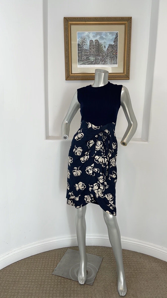 VINTAGE 1980's JEAN LOUIS SCHERRER PARIS BOUTIQUE DRESS MADE