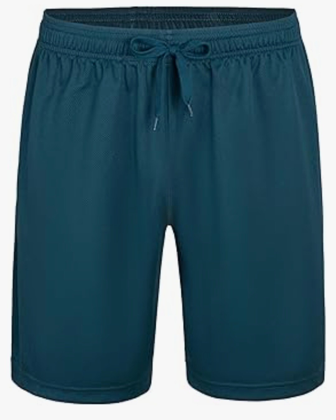 Shorts 2XL  new Teal Blue Athletic Quick Dry Mesh Fabric With Deep Pocket-image
