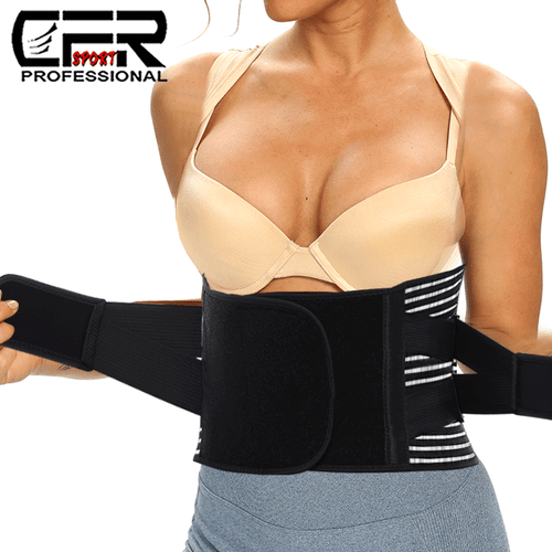 Lendenwirbelsäule Unterer Rücken Unterstützung Bandage Haltung Taille Schmerzlinderung Gürtel für Männer Frauen - Bild 10 von 15