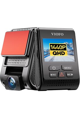 VIOFO Dash Cam VIOFO A119 V3 2K 2560x1440P Quad HD+ Car Dash Camera w GPS (B12)