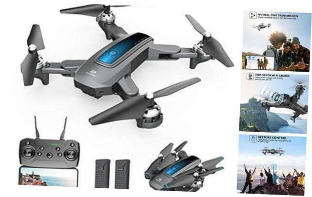 Deerc D10 Foldable Drone With Camera For Adults Youtube