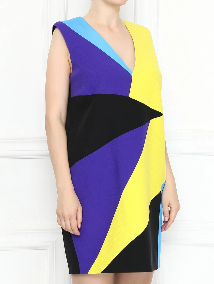 VESTIDO RECTO DE SEDA LANA VIRGEN MAX MARA Plus 18 Italia Pasarela Marina Rinaldi MR 25 Foto 2 de 4