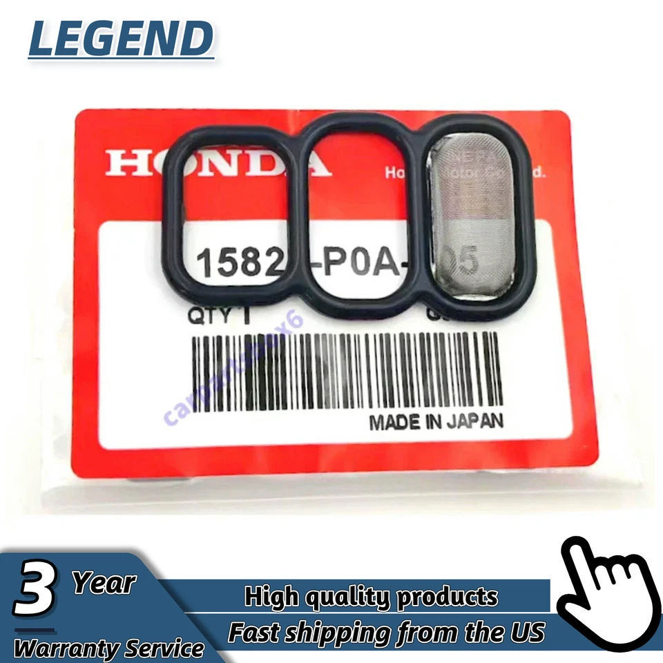 ¡NUEVO OEM! Junta de válvula de carrete solenoide VTEC para Honda Accord Insight 1994-2002 EE. UU. Foto 4 de 4