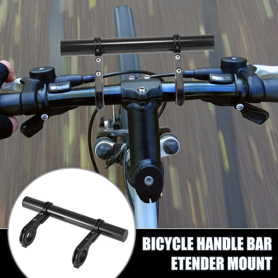Bicycle Aluminum Alloy Handlebar Extension Bracket Carbon Fiber Pattern