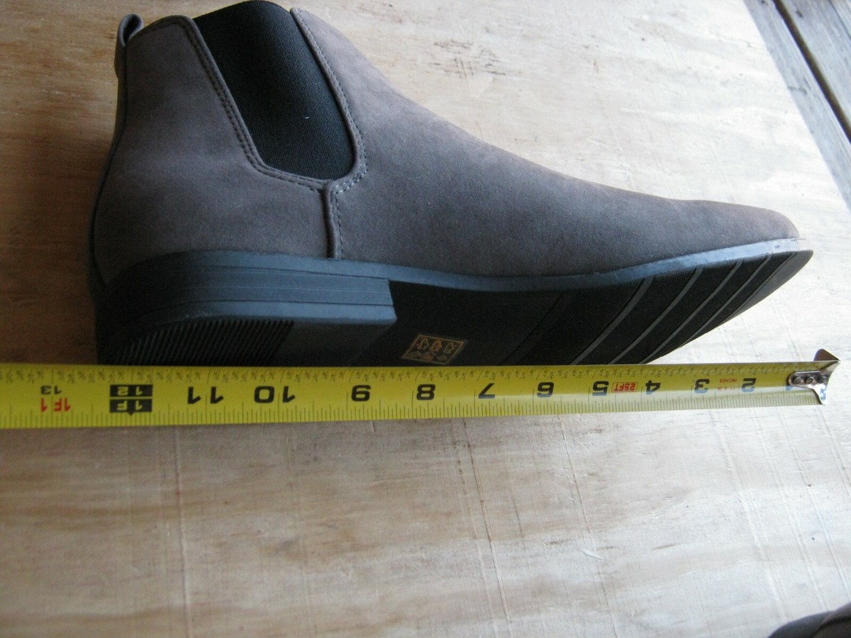  Design chelsea faux suede grey men boots size 9 Men ?? New ASOS Shoes Design Chelsea Boots Grey Suede W  main image 2
