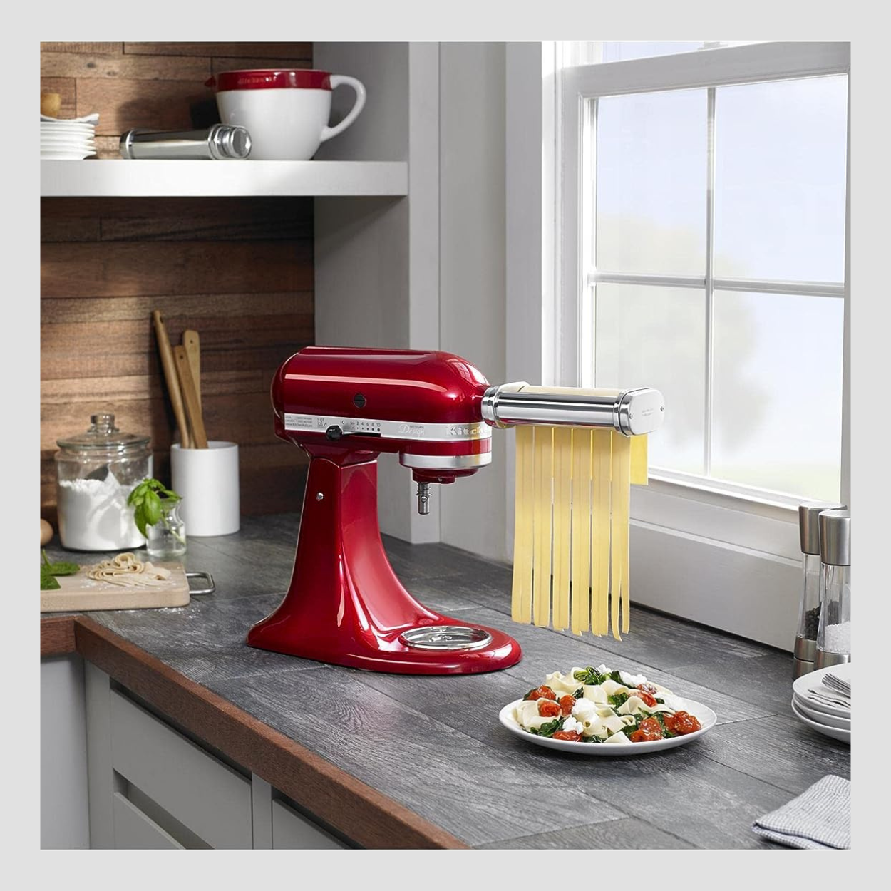 Pasta Roller Perfection KitchenAid KSMPSA Attachment Silver, Fits All Stand eBay