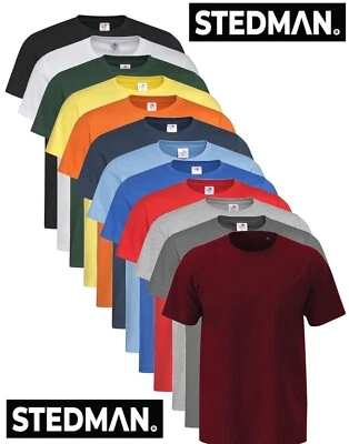 Stedman Komfort T-Shirt Einfarbig Baumwolle Kurzärmeliges S-5XL - Bild 1 von 3