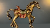 Aluminiumsockel FüR Pferd Skulptur Deko Horse Figur Statue Handgefertig, Jigar