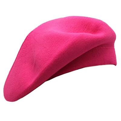 Wheebo French Beret Hat,Reversible Solid Color Cashmere 
