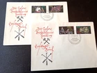 MINERALS MINING FDC cover 1965 DDR Germany GDR MINERS, ore, sulfur, iron,GEOLOGY