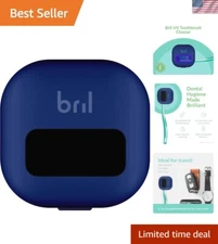 Navy UV-C Toothbrush Cleaner and Wall Mount Holder – Portable Hygiene Solution