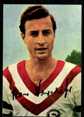 Hans Neuschäfer Autogrammkarte Fortuna Düsseldorf Spieler 60er Jahre Orig Sign