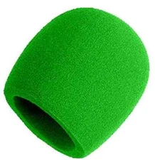 NEW Ships FREE - Shure A58WS-GRN GREEN Foam Windscreen for SM58, Other Mics