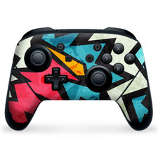 Nintendo Switch Pro Controller Skin Decal Vinyl Wrap - Pop Art Design
