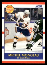 Michel Mongeau 1990 Score Canadian #395   St. Louis Blues