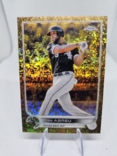 2022 Topps Chrome Gilded Jose Abreu Mini Diamond Gold Etch Refractor 19/50