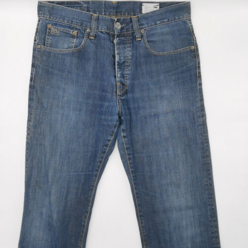 G-Star 3301 Original 50129 W32 L34 blau Herren Designer Denim Jeans Hose Vintage - Bild 1 von 10