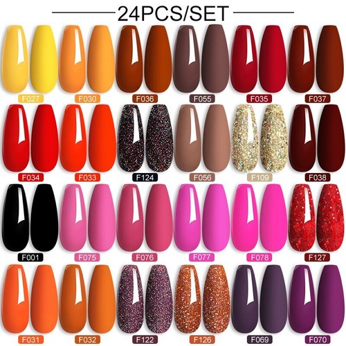 20/24PCS Smalto Gel Termico Set 3 Strati Temperatura Smalto Cambia Colore - Foto 32 di 90