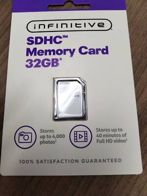 new Infinitive Micro Sdhc Memory Card 32GB