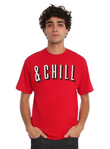 ????????? and Chill Red Men's T-Shirt - Picture 1 of 2