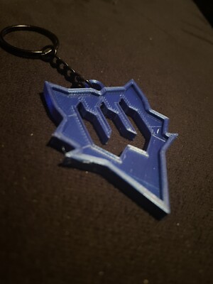 Rainbow Six (RB6S) Wolfguard Schlüsselanhänger/Schlüsselring Charm, 3D bedruckt, tiefblau
