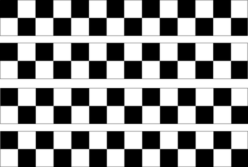 Checkered Flag Pattern Race Strip's CAKE WRAP around the cake Edible Image - Picture 4 of 4