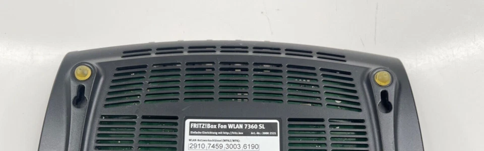 Fritz!Box Router 7360 SL schwarz Router Wlan Wifi Schwarz - Bild 4 von 4