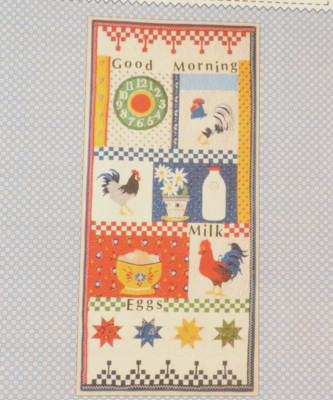 American Jane Patterns by Sandy Klop Rise & Shine #356 Chicken/Rooster 27''x60''