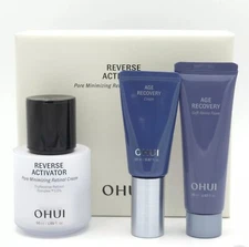O HUI Reverse Activator Pore Minimizing Retinol Cream Special Set K-Beauty