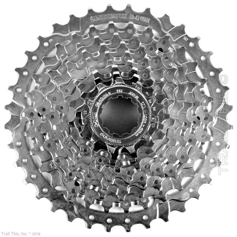 Shimano Alivio CS-HG400-9 9-Speed 11-36T HyperGlide HG Road Bike Cassette 11-36