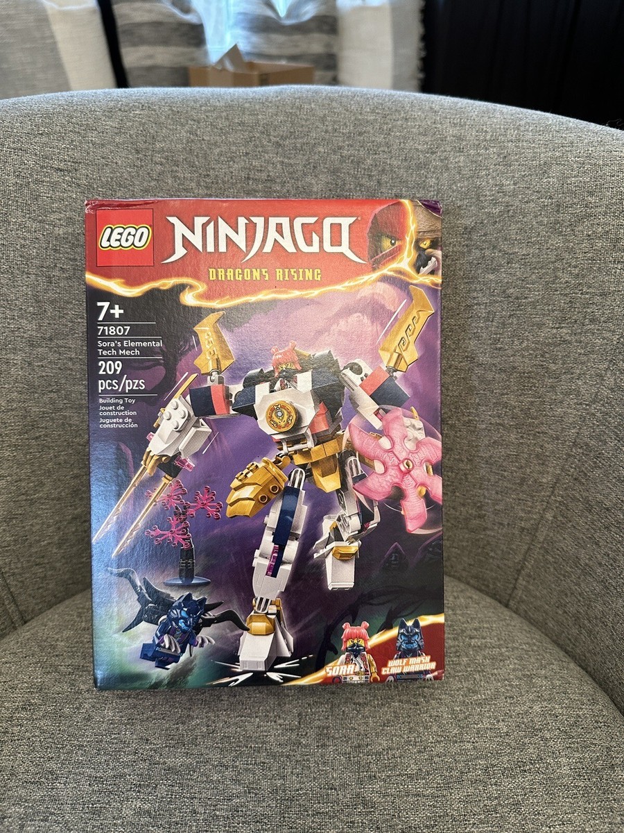 LEGO Ninjago Sora's Elemental Tech Mech 71807 673419389013|