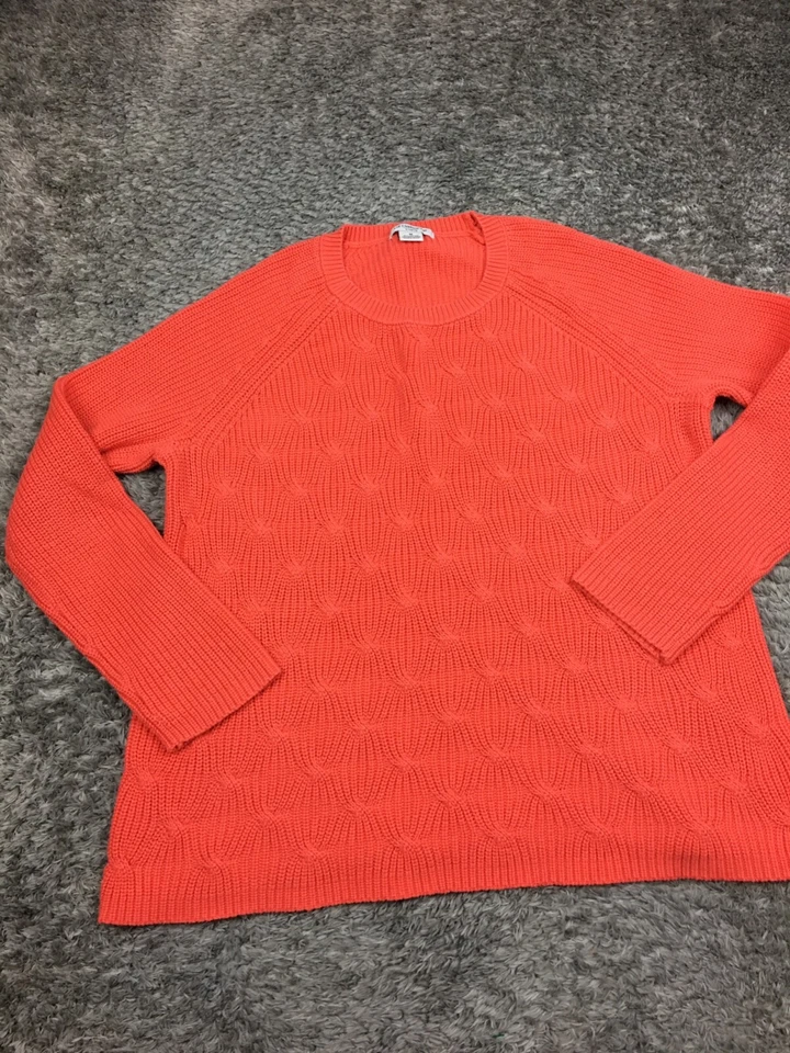 Suéter Liz Claiborne Mujer Talla 1X Rosa Salmón Algodón Poliéster Foto 4 de 4