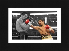 8X6 Mount MANNY PACQUIAO Signed Autograph PHOTO Boxing Print Gift Ready to Frame