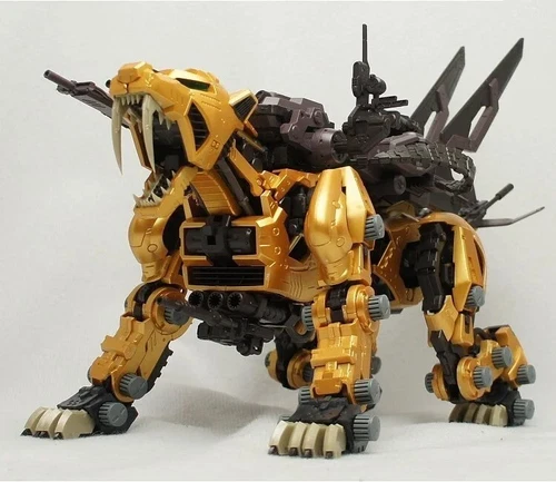 ZOIDS EZ-016 Saber Tiger Gold escala 1:72 plástico de acción completa - Imagen 5 de 6