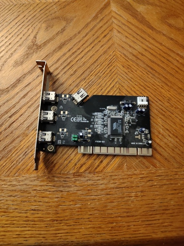 Standard 1394 Adapter Card 3 External + 1 Internal Port Firewire SD-FW6306-3I 
