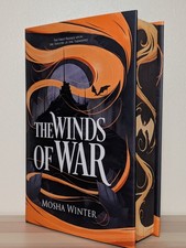 Mosha Winte Signed The Winds of War Deluxe Ed Sprayed Edges HC New Collectible