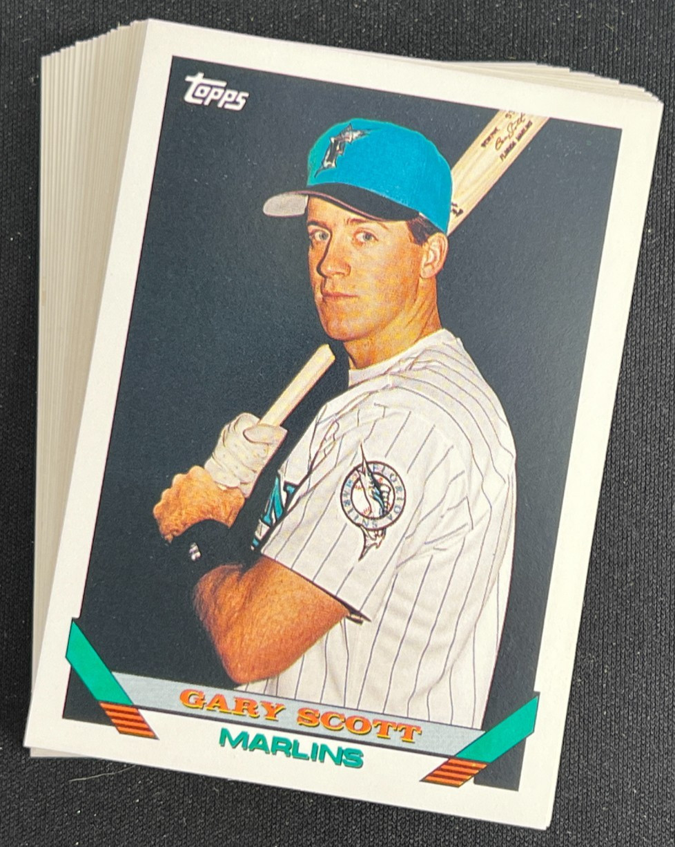 1993 Topps Miami Marlins Complete Team Set EX-NRMT 31 Cards Trevor Hoffman +