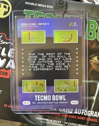 2026 Battle Arena Tecmo Bowl - Rolling Reset Plays #BPL1 Ultra Rare Foil
