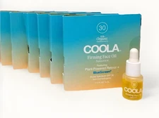 6x Coola Firming Face Oil Sunscreen spf30 Mini 0.17oz Each, EXP: 12/26,