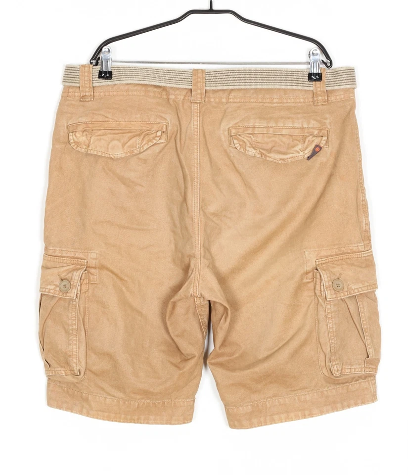 Short Superdry Core Heavy Cargo Homme Taille W36 Ceinturé DZ8436 - Photo 3/4