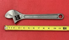 Vintage Stanley 87-904 12" Adjustable Wrench Crescent Wrench Made in USA No.12