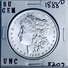 1888 O BU GEM MORGAN SILVER DOLLAR UNC MS+++ U.S. MINT RARE COIN 8209
