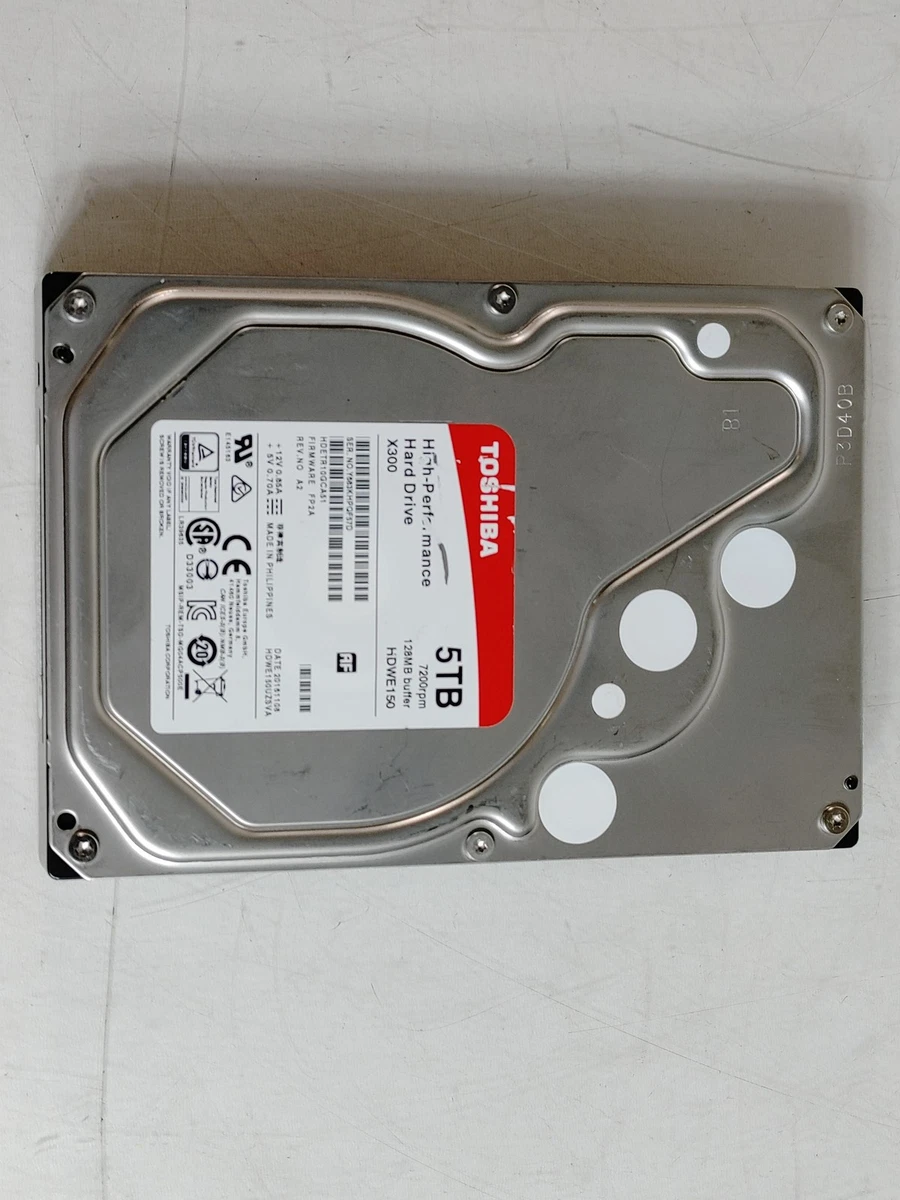 Toshiba Internal Hard Disk Drives 5 TB Storage Capacity for sale