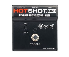 Radial HotShot DM-1 Dynamic Microphone Mute Switch Open Box